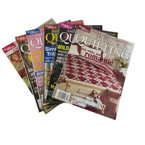 Better Homes & Gardens American Patchwork & Quilting Magazines Full Year 2003